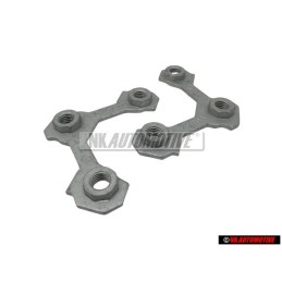 2x VW Original Chapa De Seguridad - 1J0407175B