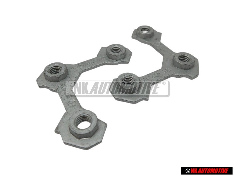 2x VW Original Chapa De Seguridad - 1J0407175B