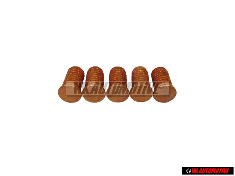 5x VW Original Tornillo De Soldar 'Unidad De Pedido 100' - N 90169301