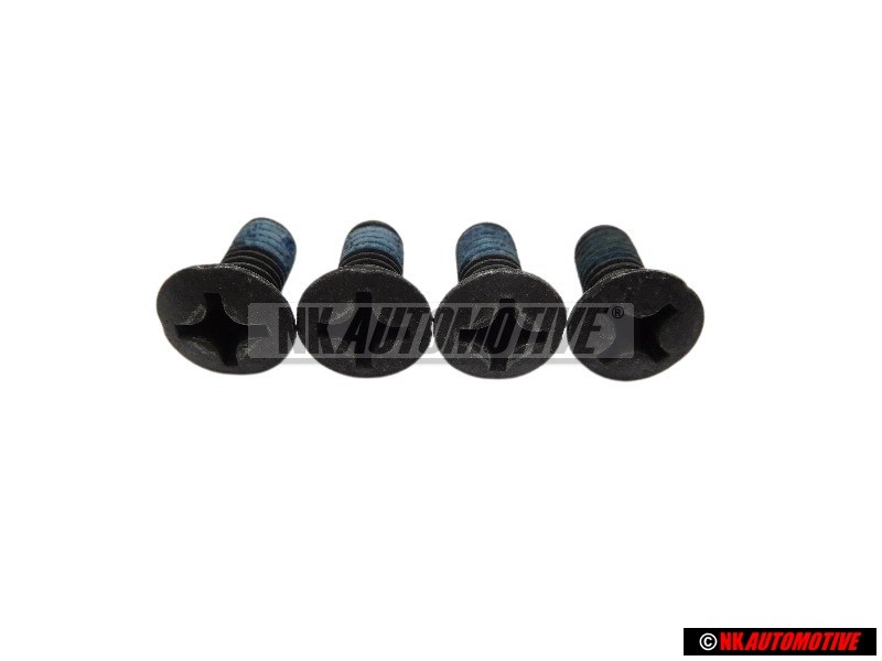 4x VW Original Tornillo Avell., Autoaseguran. 