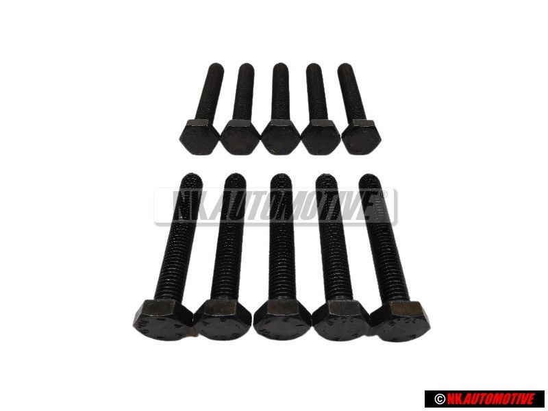 10x VW Original Tornillo Hexagonal - N 10263801