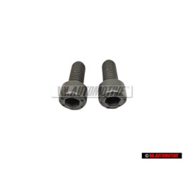 2x VW Original Tornillo Cilindrico Con Cabeza De Hexagono Interior - N 0147123