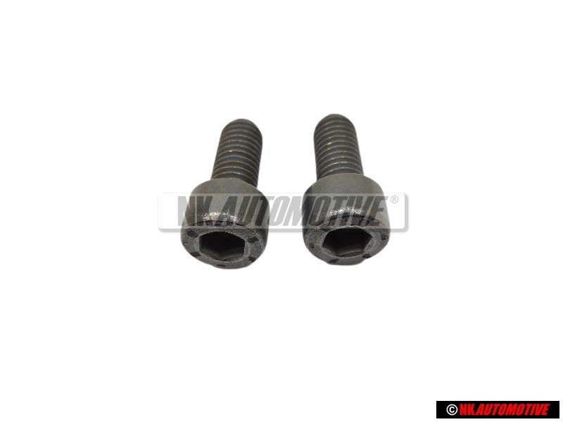 2x VW Original Tornillo Cilindrico Con Cabeza De Hexagono Interior - N 0147123