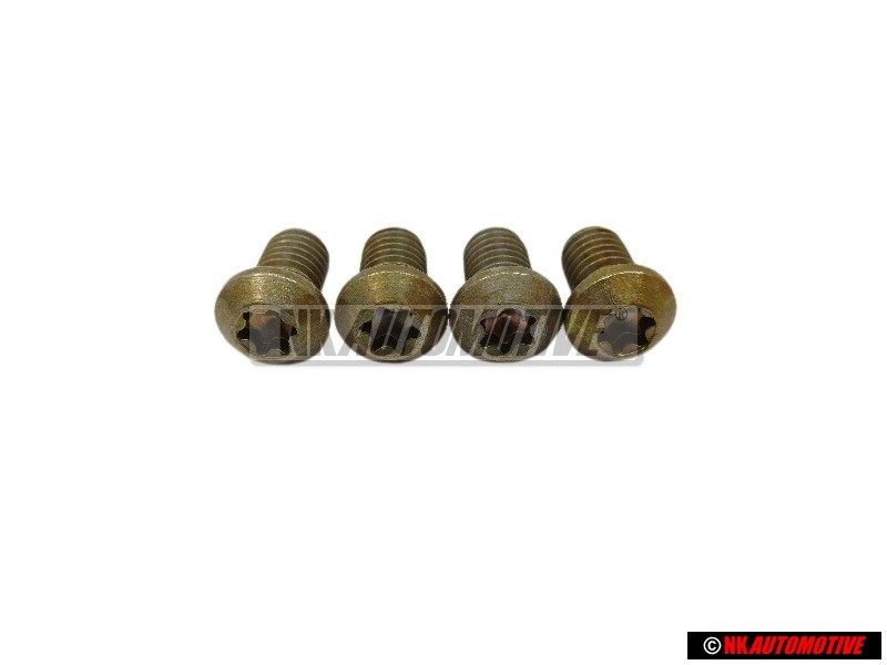 4x VW Original Tornillo Cilindrico Con Cabeza De Hexagono Interior - N 90241501