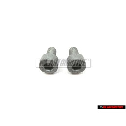 2x VW Original Tornillo Cilindrico Con Cabeza De Hexagono Interior - N 0147074