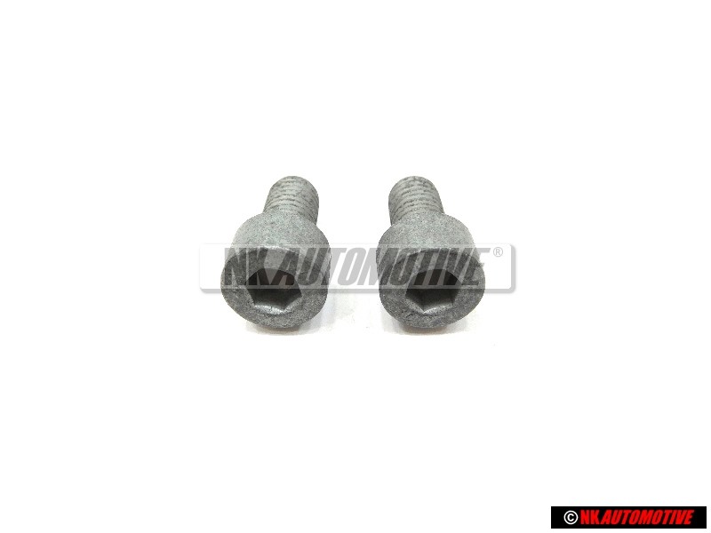 2x VW Original Tornillo Cilindrico Con Cabeza De Hexagono Interior - N 0147074