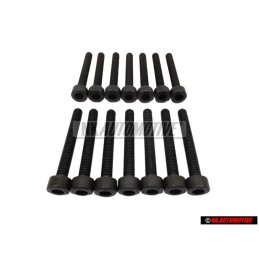 14x VW Original Tornillo Cilindrico Con Cabeza De Estrella Interior - N 9036580