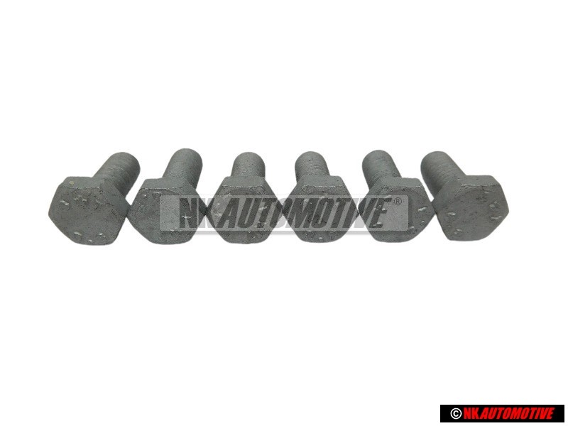 6x VW Original Tornillo Hexagonal - N 01021527