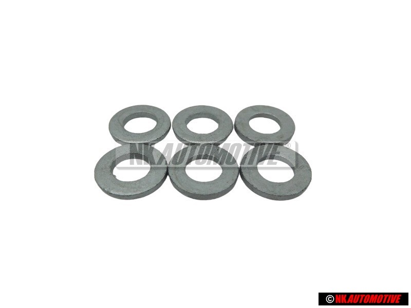 6x VW Original Arandela Base - N 01152426