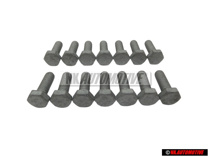14x VW Original Tornillo Hexagonal - N 01021612