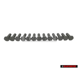 13x VW Original Tornillo Hexagonal - N 01021612