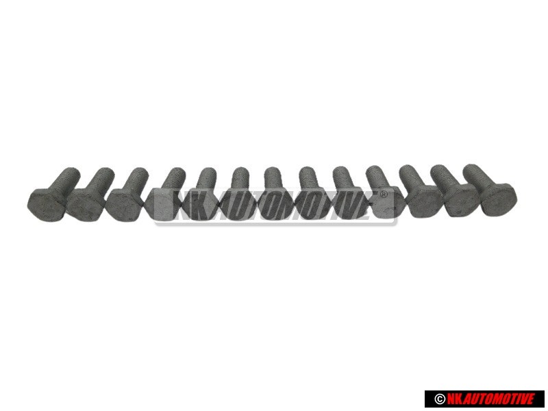 13x VW Original Tornillo Hexagonal - N 01021612