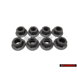 8x VW Original Tuerca De Collar Hexagonal - N 90175205