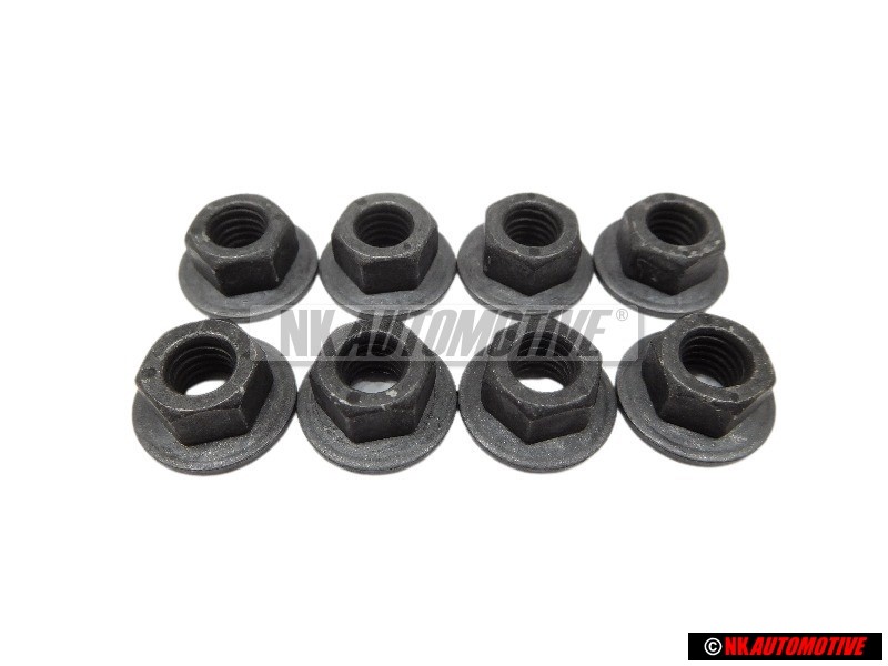8x VW Original Tuerca De Collar Hexagonal - N 90175205