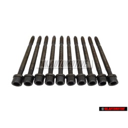 10x VW Original Tornillo Cilindrico - 027103385C