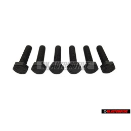 6x VW Original Tornillo Hexagonal - N 0102186