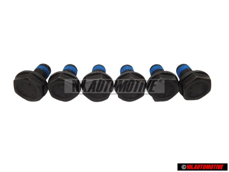 6x VW Original Tornillo Hexagonal - N 90206103