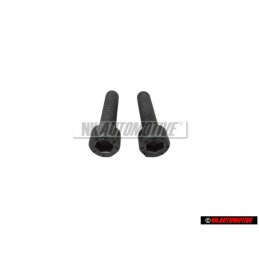 2x VW Original Tornillo Cilindrico Con Cabeza De Hexagono Interior - N 0147053
