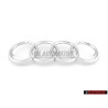 Audi Original Anillos Frente Simbolo Insignia Emblema Cromo - 811853601