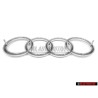 Audi Original Anillos Frente Simbolo Insignia Emblema Cromo - 811853601