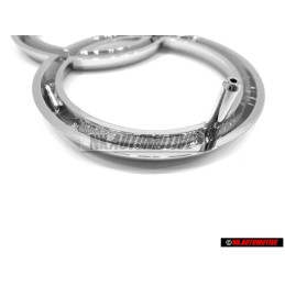 Audi Original Anillos Frente Simbolo Insignia Emblema Cromo - 811853601