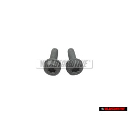 2x VW Original Tornillo Cab.Cilindrica Hexag. 