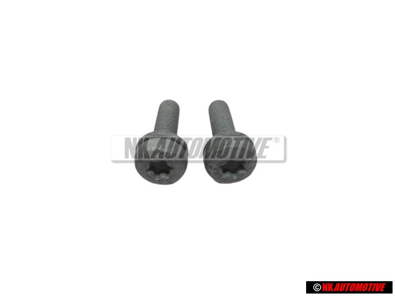 2x VW Original Tornillo Cab.Cilindrica Hexag. 