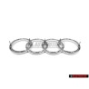Audi Original Anillos Frente Simbolo Insignia Emblema Cromo - 811853605A
