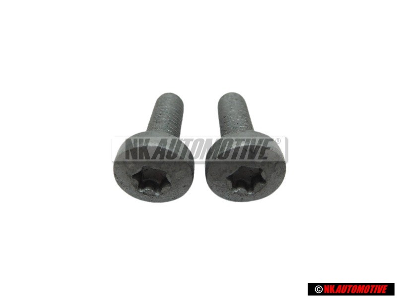 2x VW Original Tornillo Alomado Con Cabeza De Hexagono Redondo - N 10196103