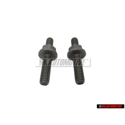 2x VW Original Tornillo Hexagonal Doble - N 91148001