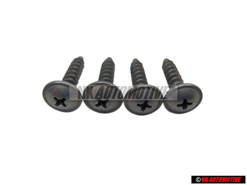 4x VW Original Tornillo Alomado P. 