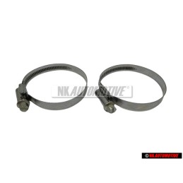 2x VW Original Abrazadera De Manguera - N 0245044