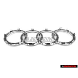 Audi Original Anillos Frente Simbolo Insignia Emblema Cromo - 8L0853605 2ZZ