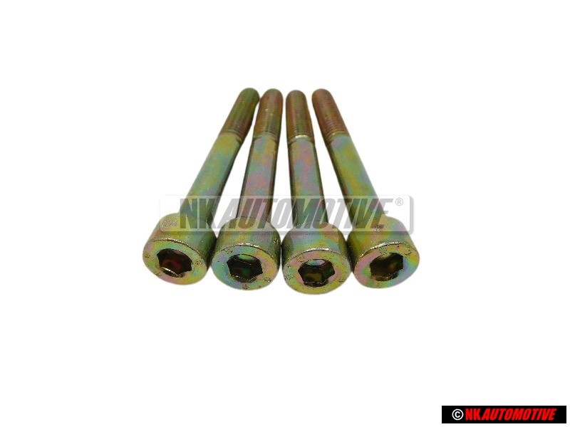 4x VW Original Tornillo Cilindrico Con Cabeza De Hexagono Interior - N 0147112