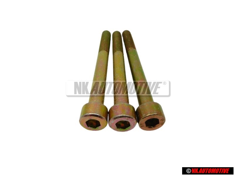 3x VW Original Tornillo Cilindrico Con Cabeza De Hexagono Interno - N 0447141
