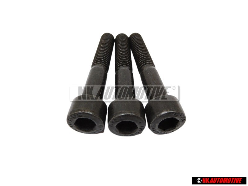 3x VW Original Tornillo Cilindrico Con Cabeza De Hexagono Interior - N 0147513