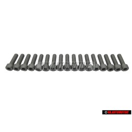 17x VW Original Tornillo Cilindrico Con Cabeza De Hexagono Interior - N 0147263