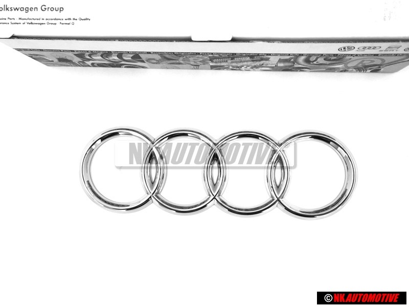 Audi Original Anillos Trasero Simbolo Insignia Emblema Cromo - 8Z0853742 2ZZ