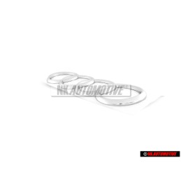 Audi Original Anillos Trasero Simbolo Insignia Emblema Cromo - 8Z0853742 2ZZ