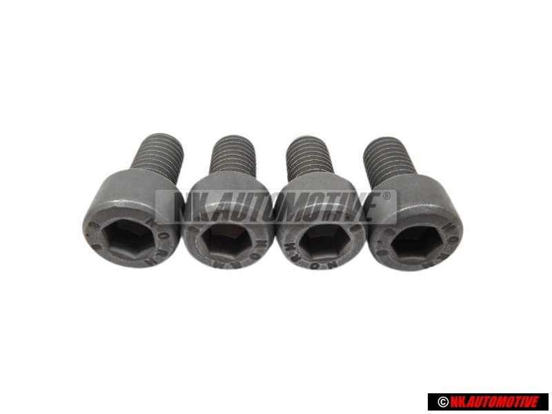 4x VW Original Tornillo Cilindrico Con Cabeza De Hexagono Interior - N 01473911