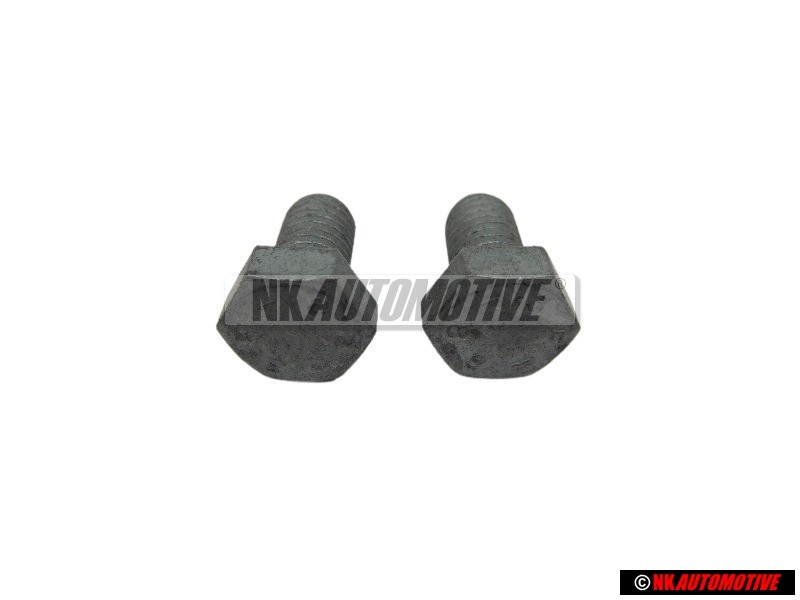 2x VW Original Tornillo Hexagonal, Autoblocante - N 0102279