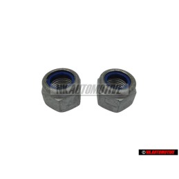 2x VW Original Tuerca Hexag., Autoblocante - N 10535201