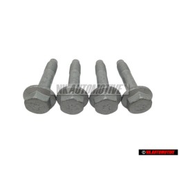4x VW Original Tornillo Hexagonal Con Collar - N 10174002