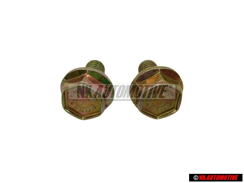 2x VW Original Tornillo Hexagonal Con Collar - N 90328504