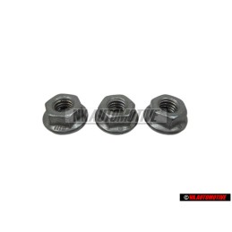 3x VW Original Tuerca De Collar Hexagonal - N 90215805