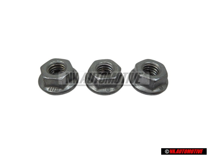 3x VW Original Tuerca De Collar Hexagonal - N 90215805