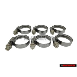 6x VW Original Abrazadera - N 90561801