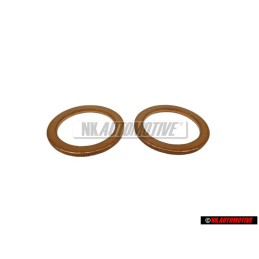 2x VW Original Anillo Junta - N 0138481