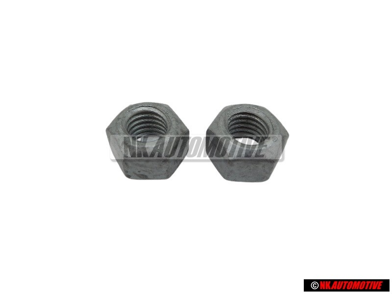 2x VW Original Tuerca Hexag., Autoblocante - N 10209005