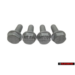 4x VW Original Tornillo Hexagonal Con Collar - N 90708504